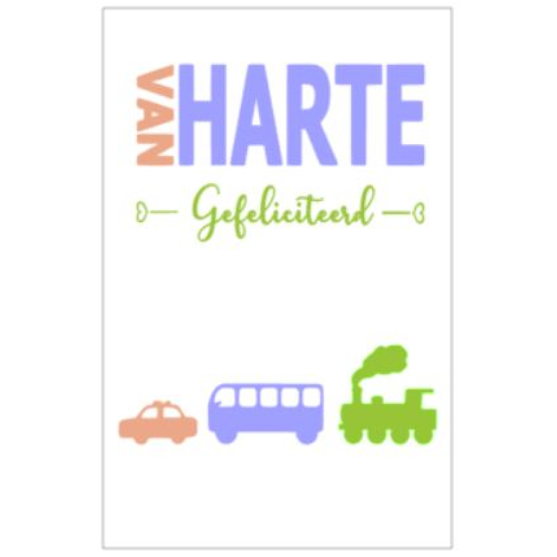 Gefeliciteerd voertuigen - kaart